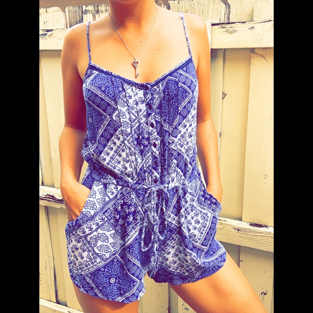 Forever 21 Paisley Romper